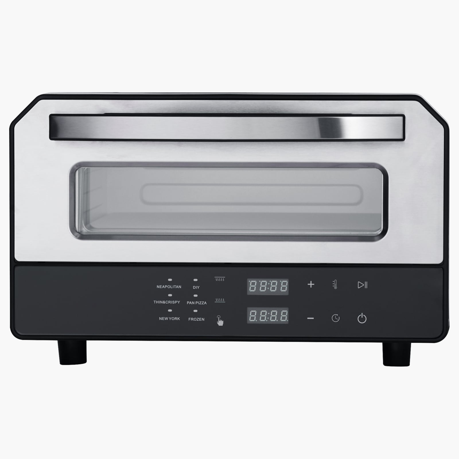 12 Inch Electric Pizza Oven With Pizza Stone 750℉ Max Temp Pizza Maker_voghion.com